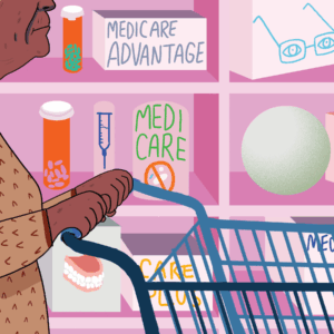 Shopping for medicare advantage access over extra benefits